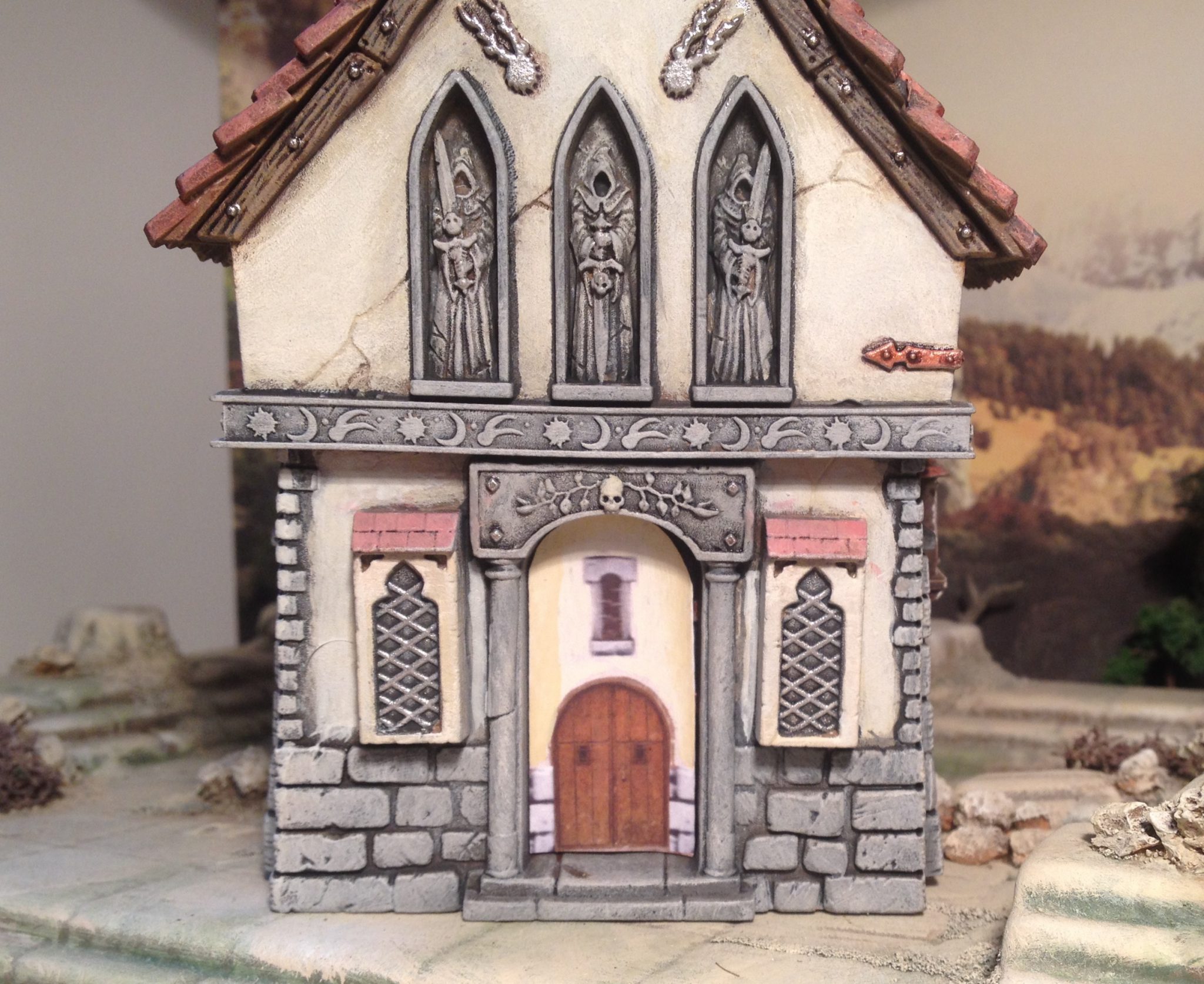 GW Fortified Manor with 'temporary' 15mm door insert