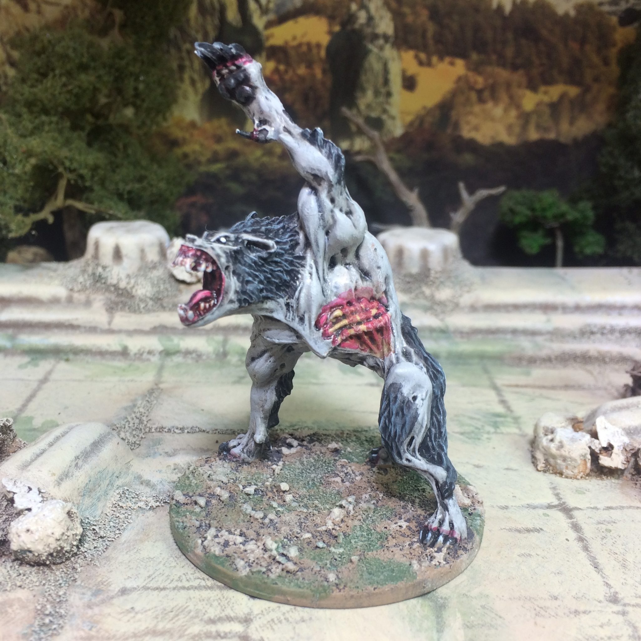 Zombicide Black Plague zombie wereworf abomination.